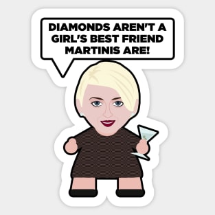 Girls Best Friend - Martinis! Sticker